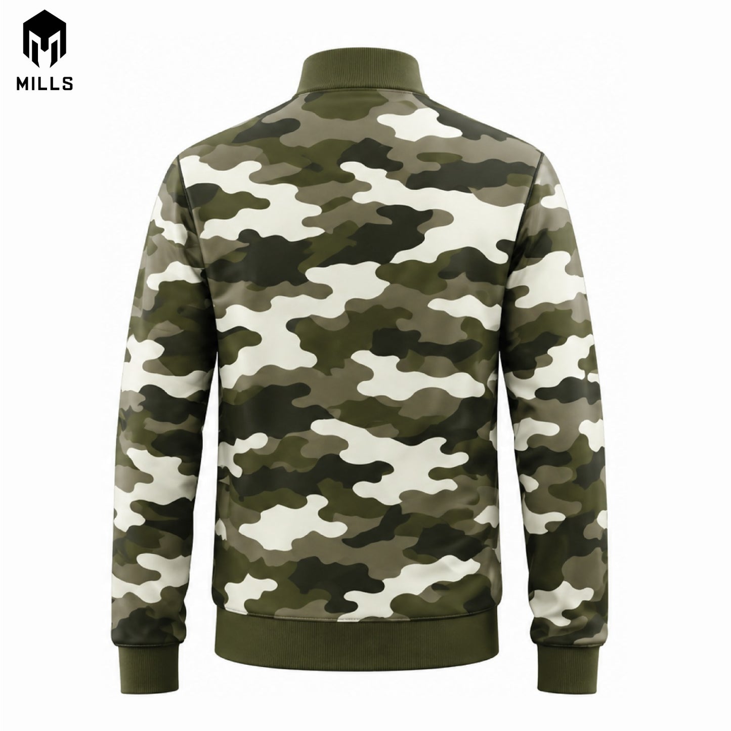 MILLS JAKET OLAHRAGA TRACK JACKET - CAMMO GREEN 01700337