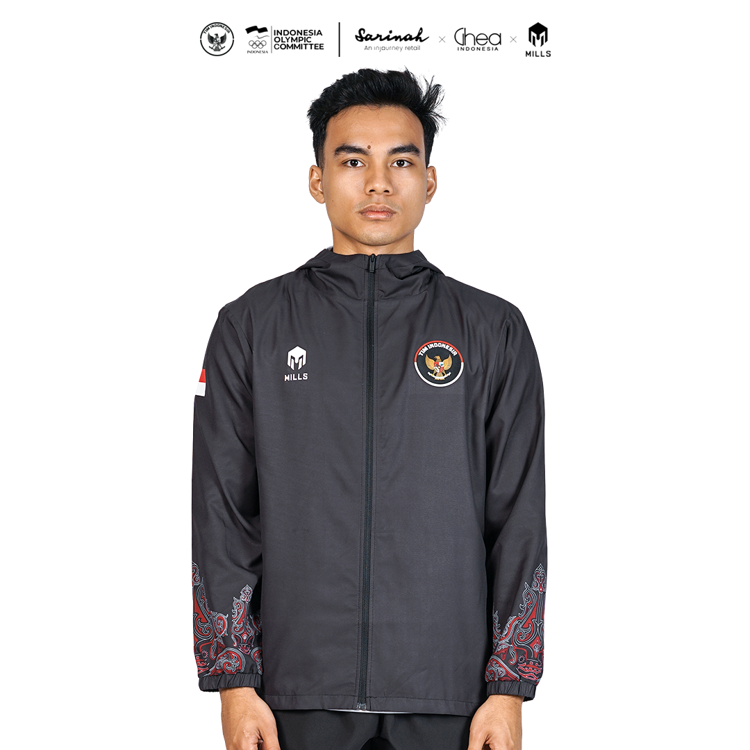 MILLS ASIAN GAMES WINDBREAKER BLACK 01900051