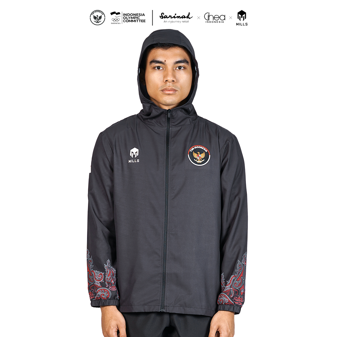 MILLS ASIAN GAMES WINDBREAKER BLACK 01900051
