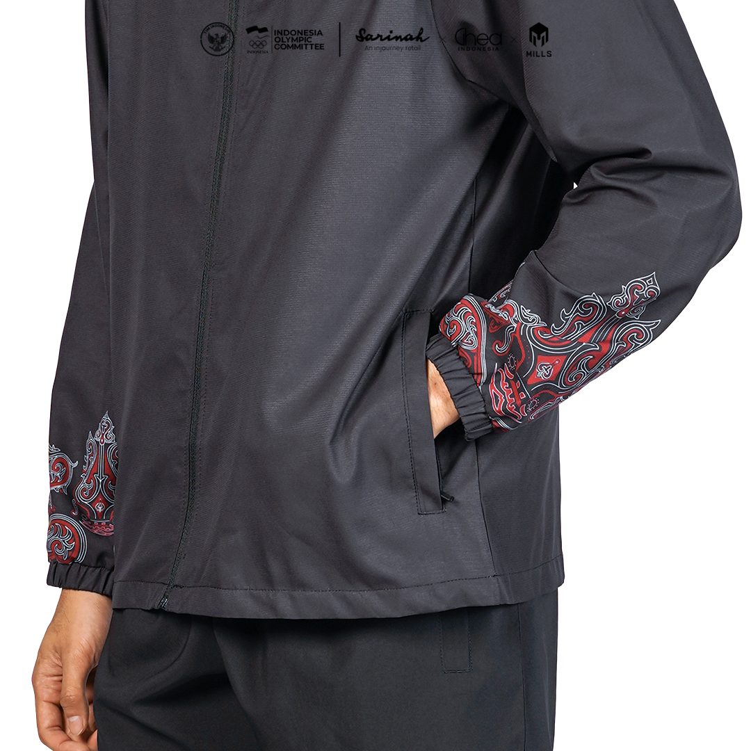 MILLS ASIAN GAMES WINDBREAKER BLACK 01900051