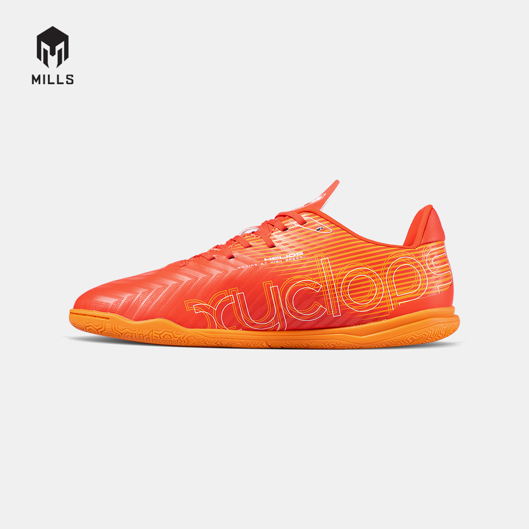 MILLS Sepatu Futsal Xyclops Helios Match In Bright Red / White / Orange 9405701
