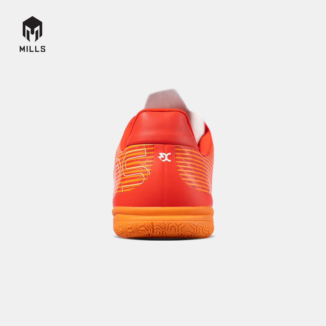 MILLS Sepatu Futsal Xyclops Helios Match In Bright Red / White / Orange 9405701