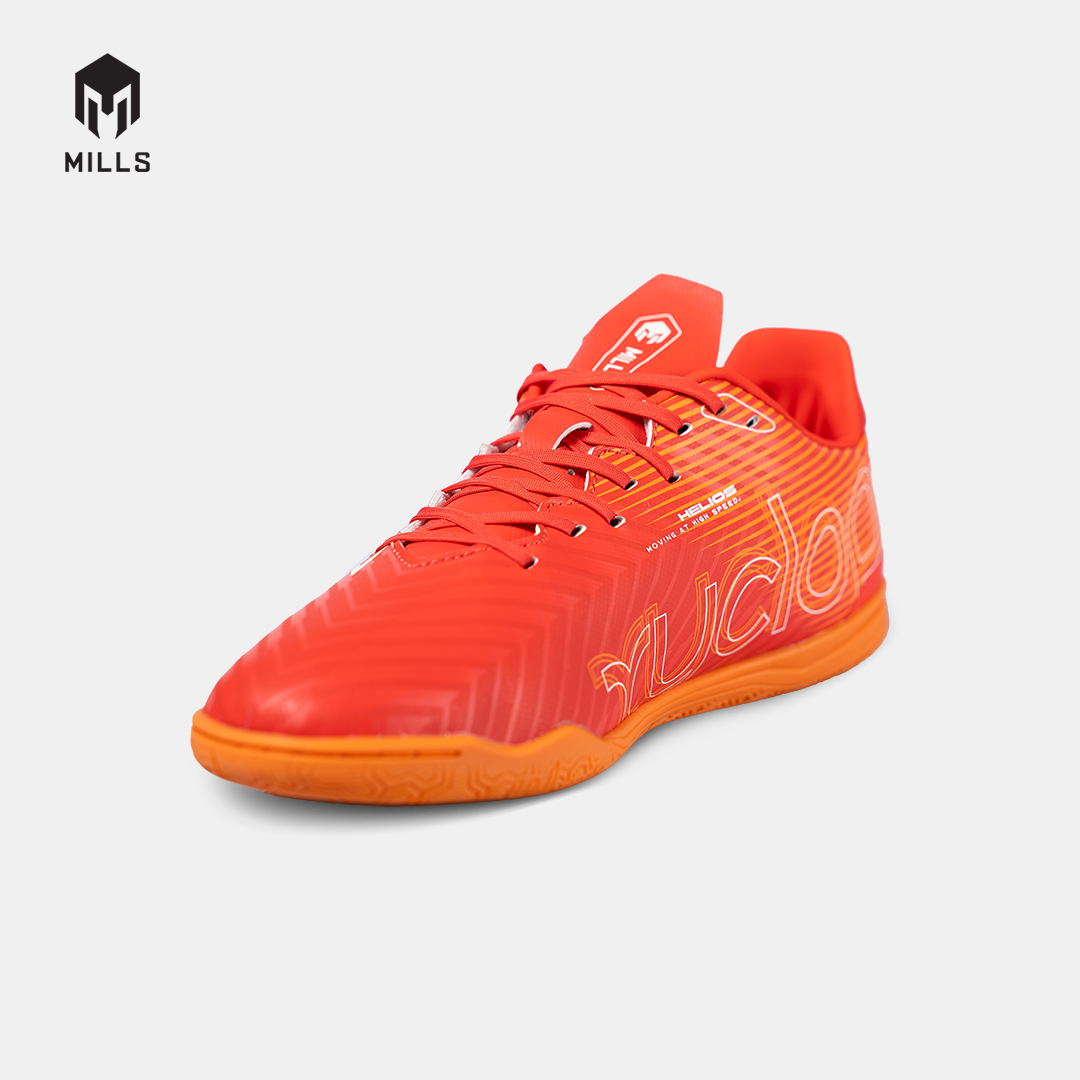 MILLS Sepatu Futsal Xyclops Helios Match In Bright Red / White / Orange 9405701