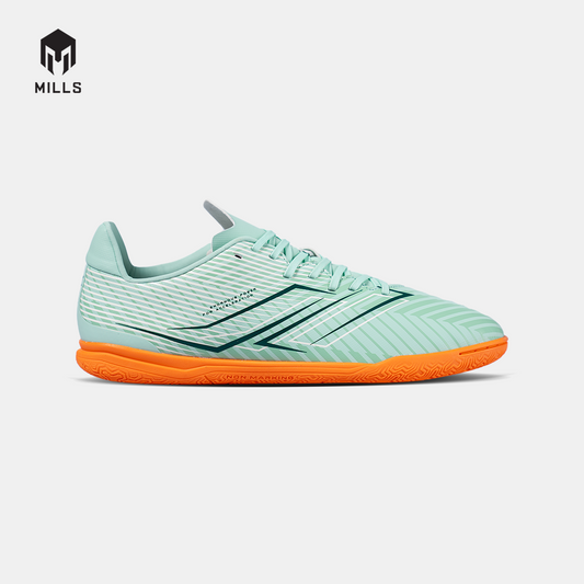 MILLS Sepatu Futsal Xyclops Helios Match In Soft Green / Orange 9405703