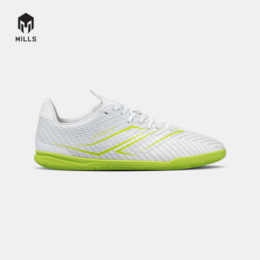 MILLS Sepatu Futsal Xyclops Helios Match In White / Neon Green 9405704