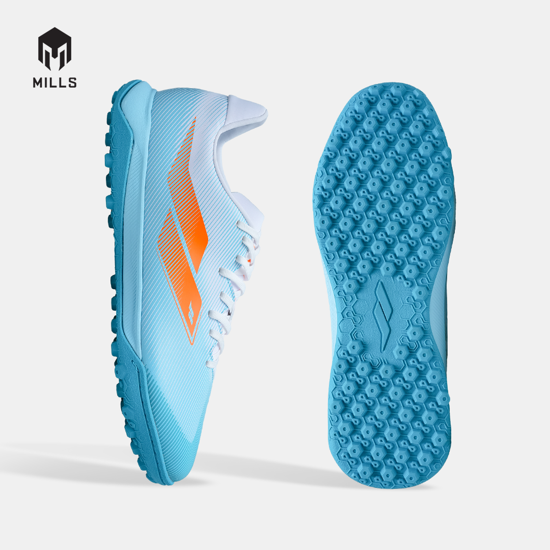 MILLS SEPATU MINI SOCCER XYCLOPS NITROACE M1.2 MATCH TF - WHITE/AQUA.BLUE/JAVA.CYAN 9008501