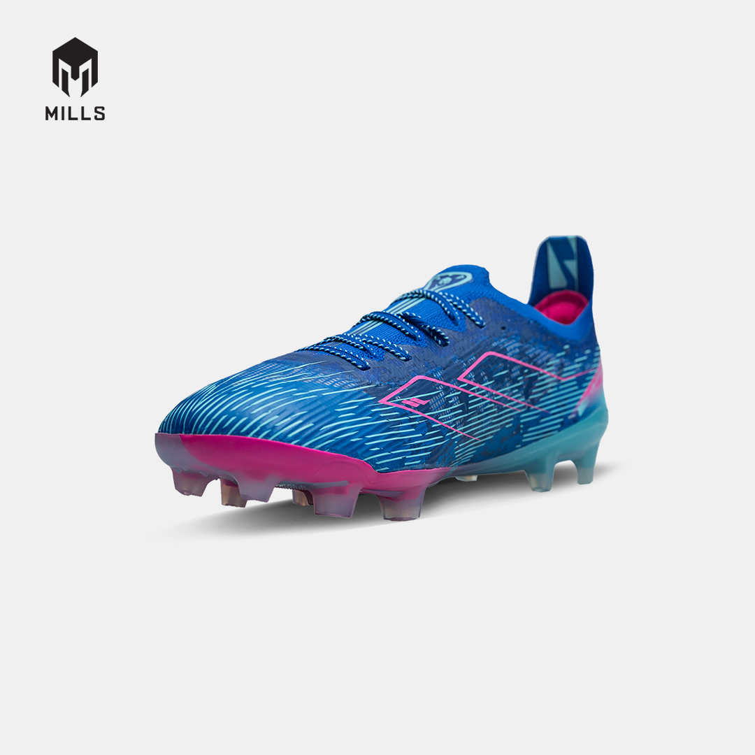 MILLS Sepatu Sepakbola Xyclops Speedfreak 1.2 Elite FG Prussian.Blue/Pink/Sky.Blue 9305902