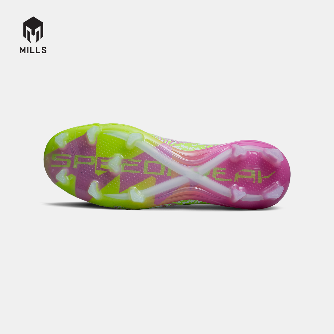 MILLS Sepatu Sepakbola Xyclops Speedfreak 1.2 Elite FG White/Lime.Green/Pink 9305904