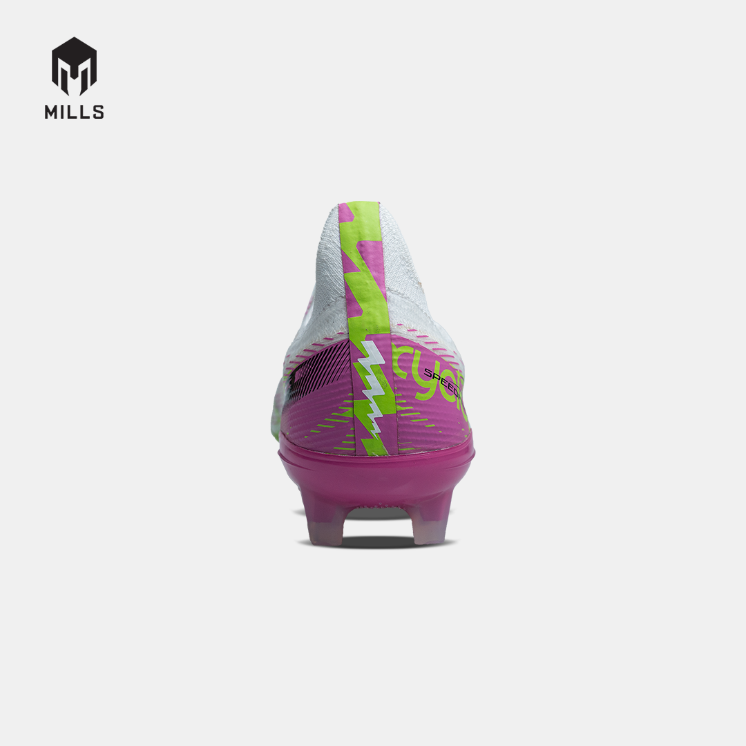 MILLS Sepatu Sepakbola Xyclops Speedfreak 1.2 Elite FG White/Lime.Green/Pink 9305904
