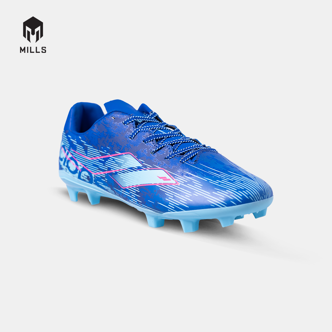 MILLS Sepatu Sepakbola Xyclops Speedfreak 1.2 Prime FG Prussian.Blue/Pink/Sky.Blue 9306002