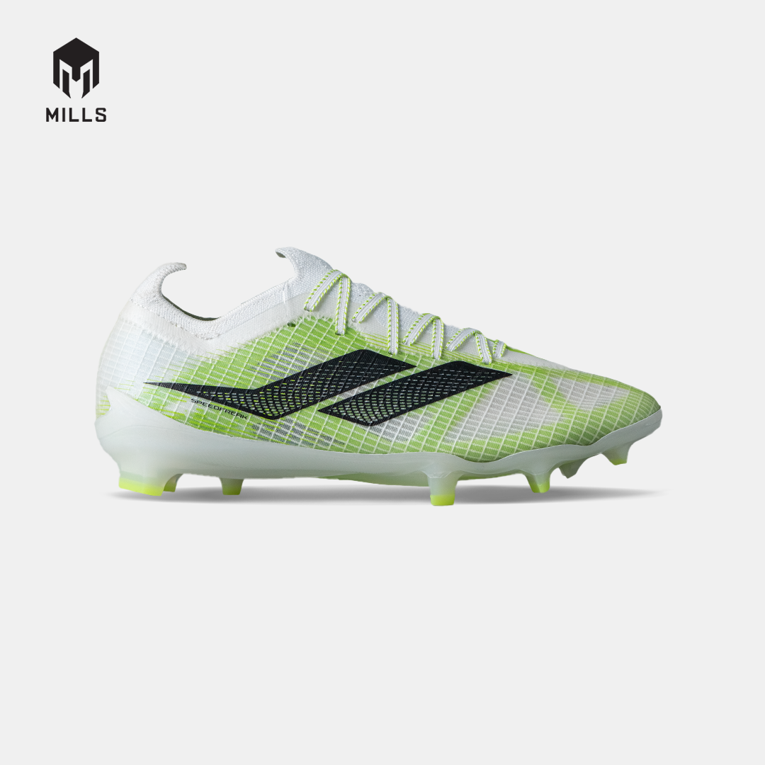 MILLS SEPATU SEPAKBOLA XYCLOPS SPEEDFREAK M2 ELITE FG WHITE/LIME GREEN/BLACK 9307601