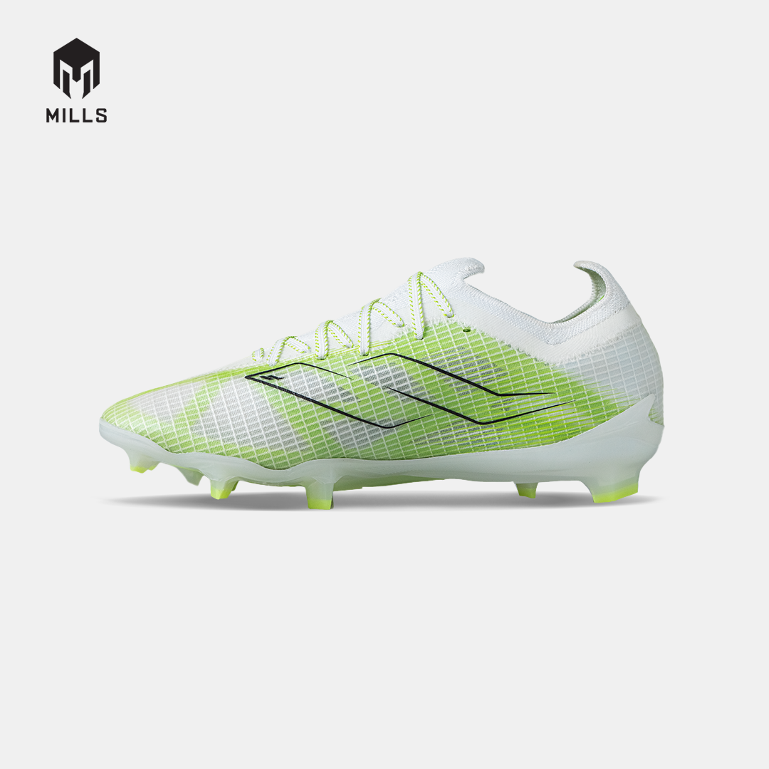 MILLS SEPATU SEPAKBOLA XYCLOPS SPEEDFREAK M2 ELITE FG WHITE/LIME GREEN/BLACK 9307601