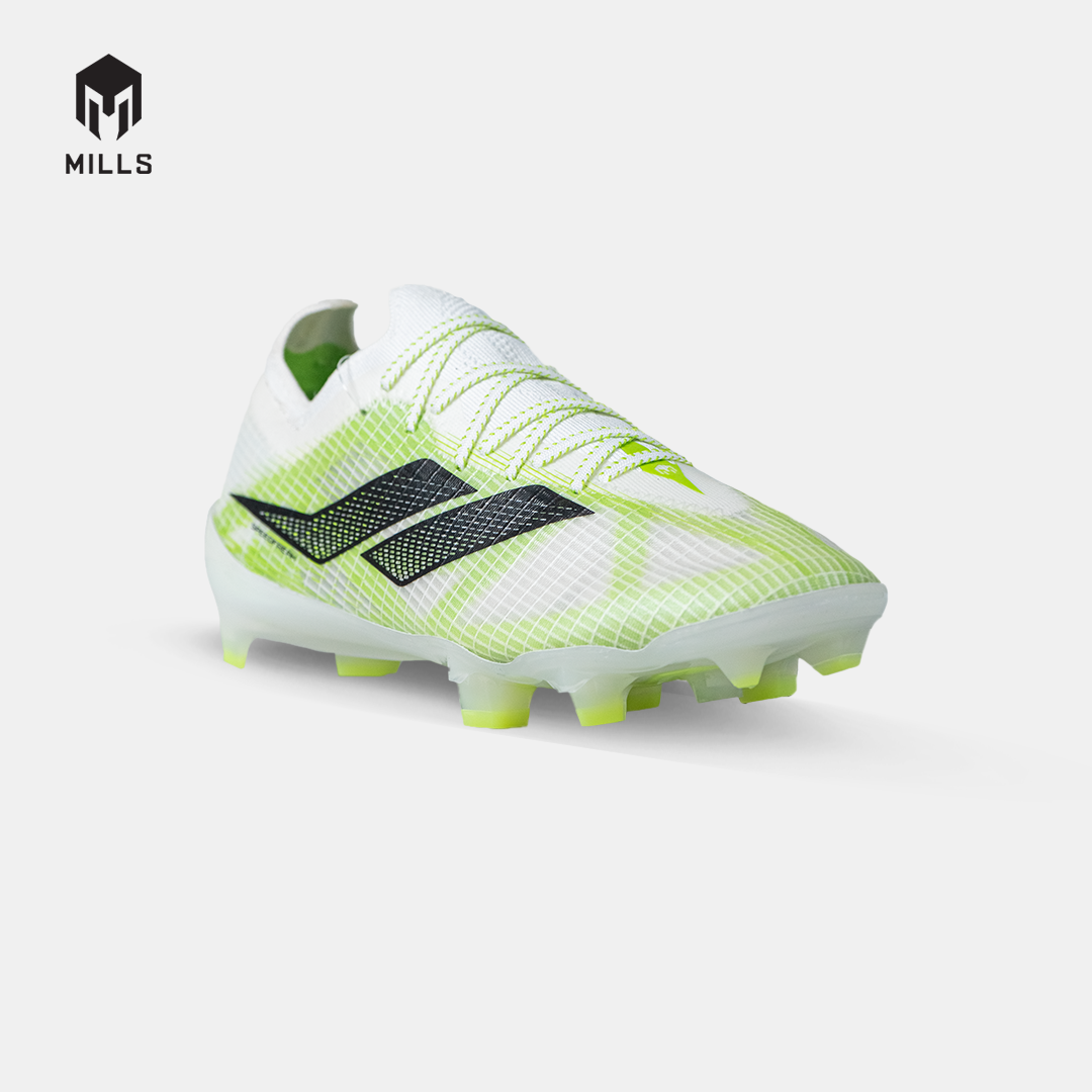 MILLS SEPATU SEPAKBOLA XYCLOPS SPEEDFREAK M2 ELITE FG WHITE/LIME GREEN/BLACK 9307601