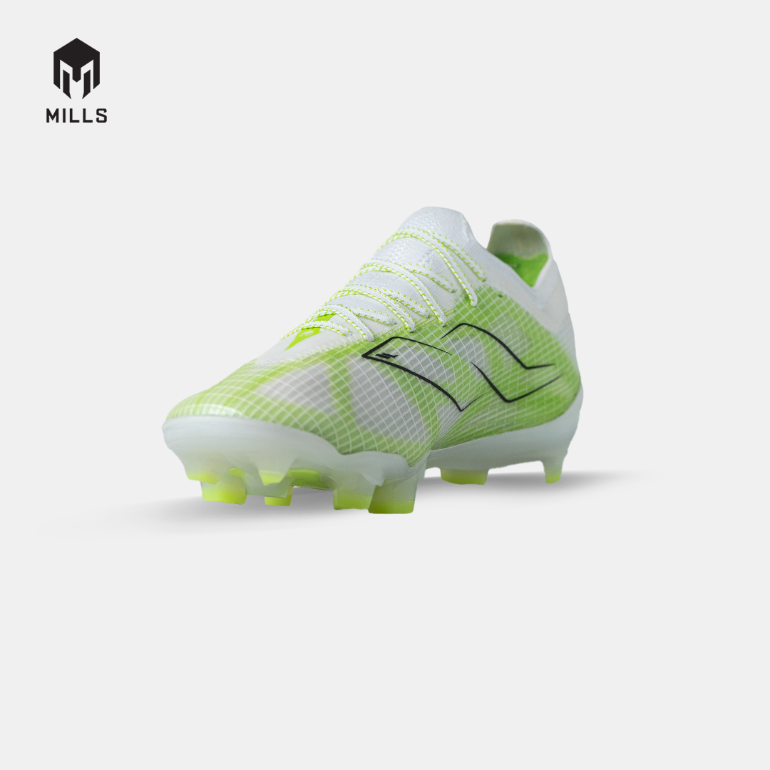 MILLS SEPATU SEPAKBOLA XYCLOPS SPEEDFREAK M2 ELITE FG WHITE/LIME GREEN/BLACK 9307601