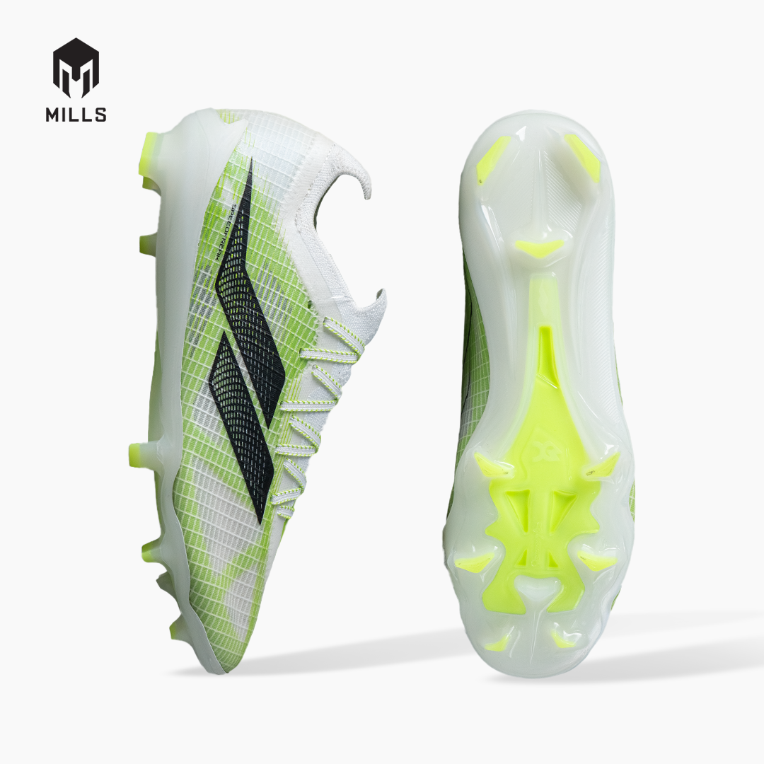 MILLS SEPATU SEPAKBOLA XYCLOPS SPEEDFREAK M2 ELITE FG WHITE/LIME GREEN/BLACK 9307601