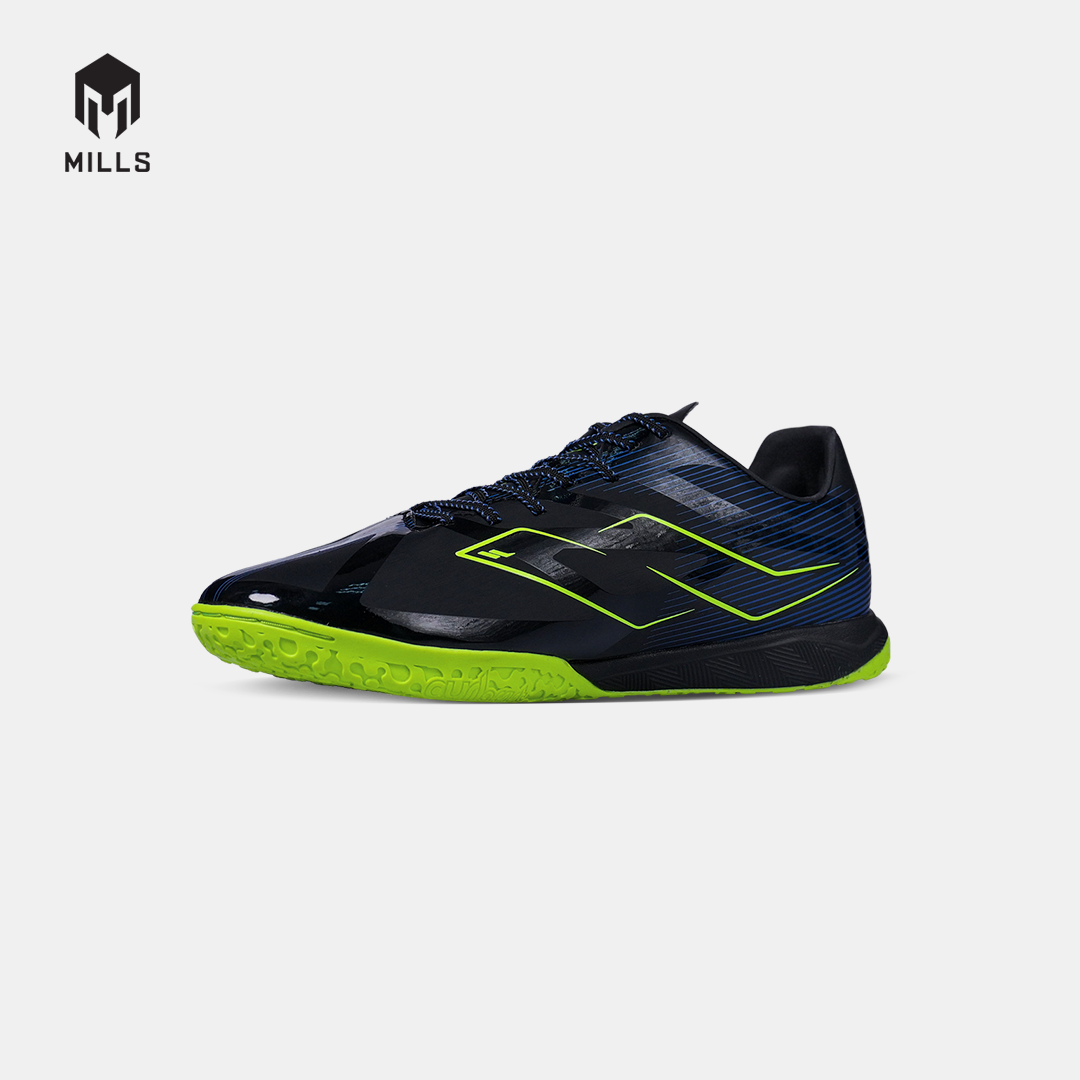 MILLS SEPATU FUTSAL XYCLOPS SPEEDFREAK M2 MATCH IN BLACK/NEON GREEN 9402804