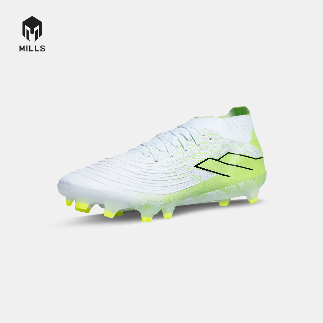 MILLS SEPATU SEPAKBOLA XYCLOPS STRIKEBLAST M2 ELITE FG WHITE/GREEN/BLACK 9307102