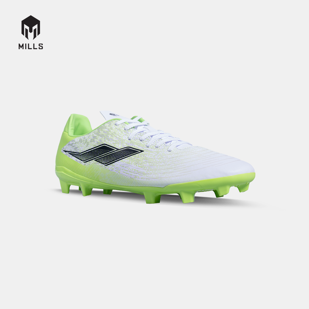 MILLS SEPATU SEPAKBOLA XYCLOPS STRIKEBLAST M2 MATCH FG WHITE/GREEN/BLACK 9306902
