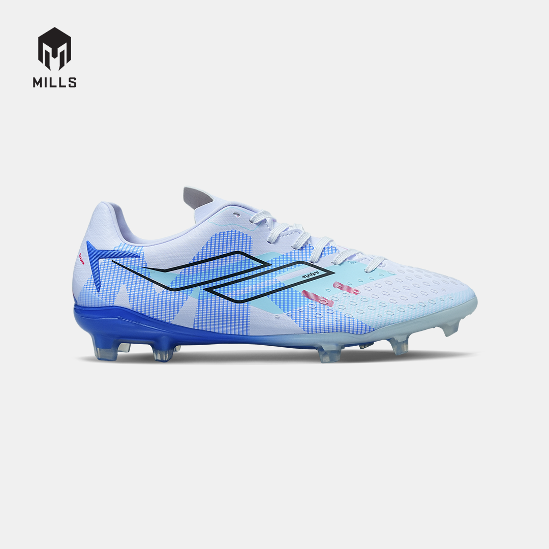 MILLS SEPATU SEPAKBOLA XYCLOPS STRIKEBLAST MK 3.0 MATCH FG WHITE/ROYAL BLUE PEARLIZED 9306701