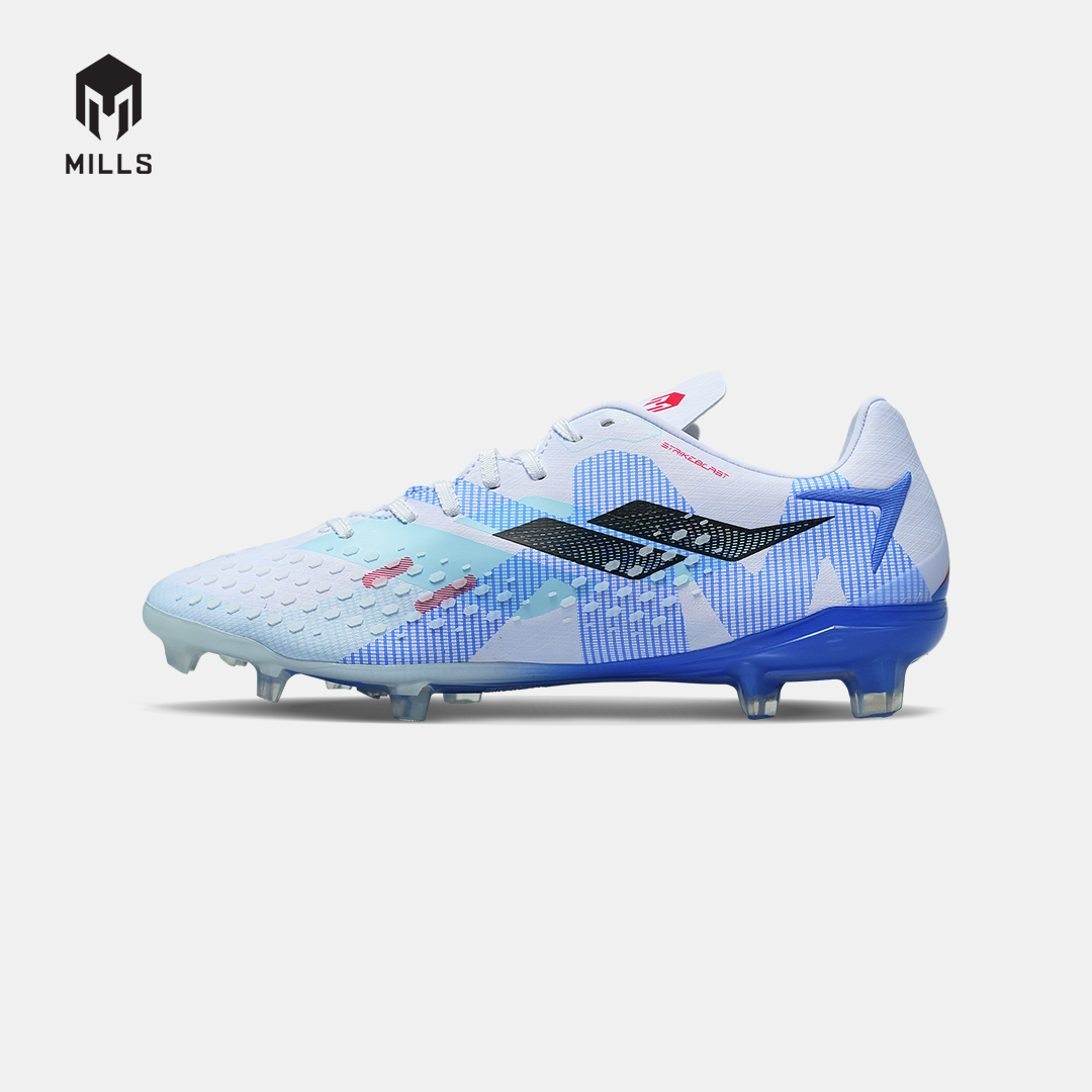 MILLS SEPATU SEPAKBOLA XYCLOPS STRIKEBLAST MK 3.0 MATCH FG WHITE/ROYAL BLUE PEARLIZED 9306701