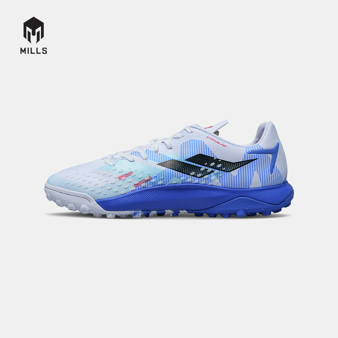 MILLS SEPATU MINI SOCCER XYCLOPS STRIKEBLAST MK 3.0 MATCH TF WHITE/ROYAL BLUE PEARLIZED 9002001