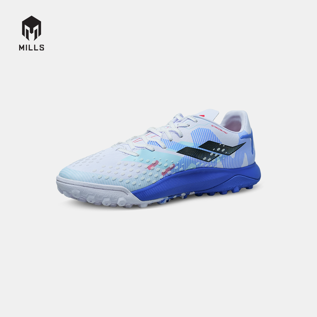 MILLS SEPATU MINI SOCCER XYCLOPS STRIKEBLAST MK 3.0 MATCH TF WHITE/ROYAL BLUE PEARLIZED 9002001