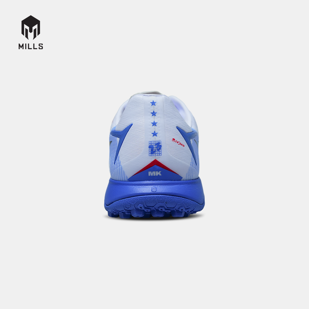 MILLS SEPATU MINI SOCCER XYCLOPS STRIKEBLAST MK 3.0 MATCH TF WHITE/ROYAL BLUE PEARLIZED 9002001