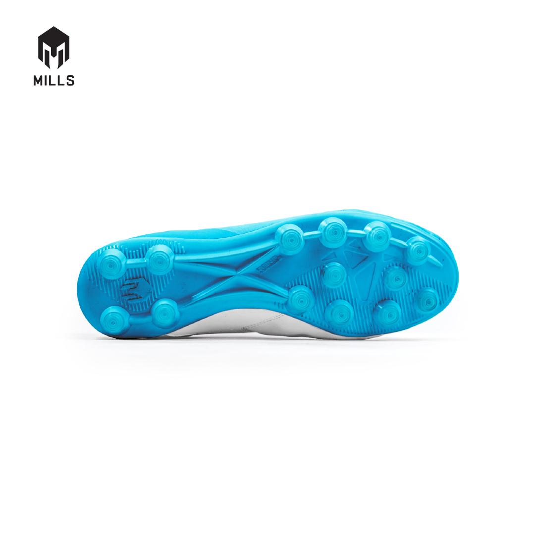 MILLS Sepatu Sepakbola T-RITON SABRE FG White/Neon/Blue 9300404