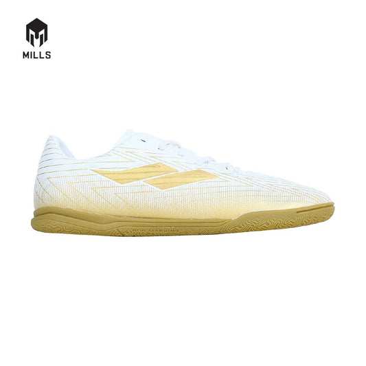 MILLS Sepatu Futsal Servius IN White / Gold 9400702