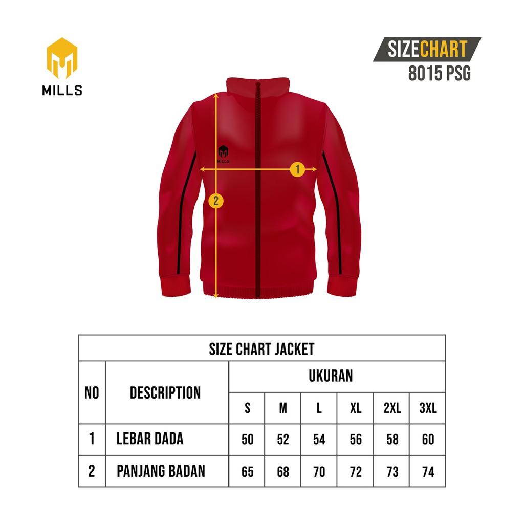 MILLS PSG PATI FC Track Suit Jacket 8015PSG