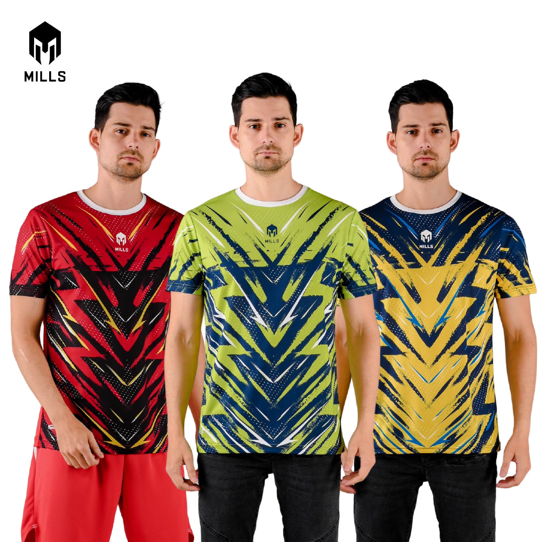 MILLS Baju Olahraga Jersey Sepakbola Football Futsal Soccer Jersey Xyclope 1224