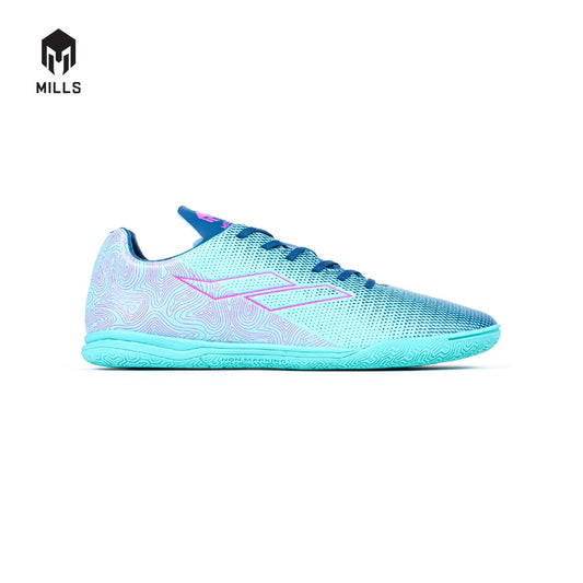 MILLS Sepatu Futsal Herzone IN Turquoise / Dk. Blue / Pink 9401903