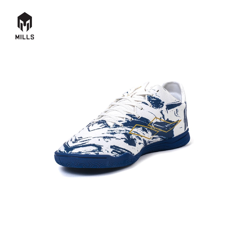 MILLS Sepatu Futsal Troya+ IN White / Navy 9400109