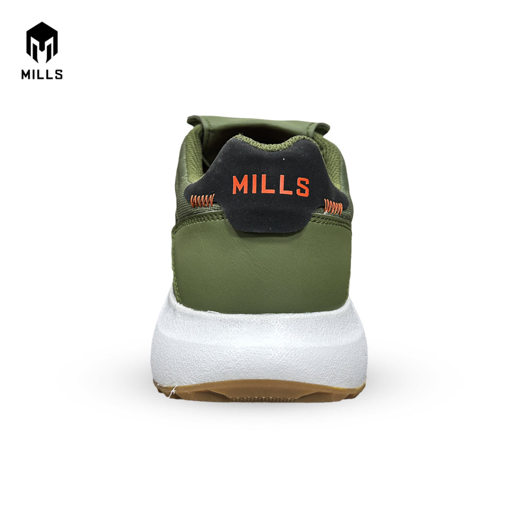 MILLS Sepatu Ultras Bravia Olive/Black/Orange 9101203