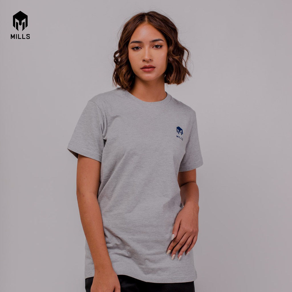 Mills Kaos Oblong Katun Cotton T-Shirt Basic 21002