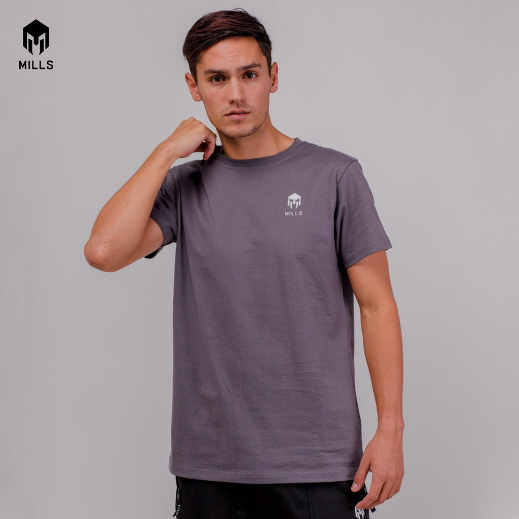 Mills Kaos Oblong Katun Cotton T-Shirt Basic 21002