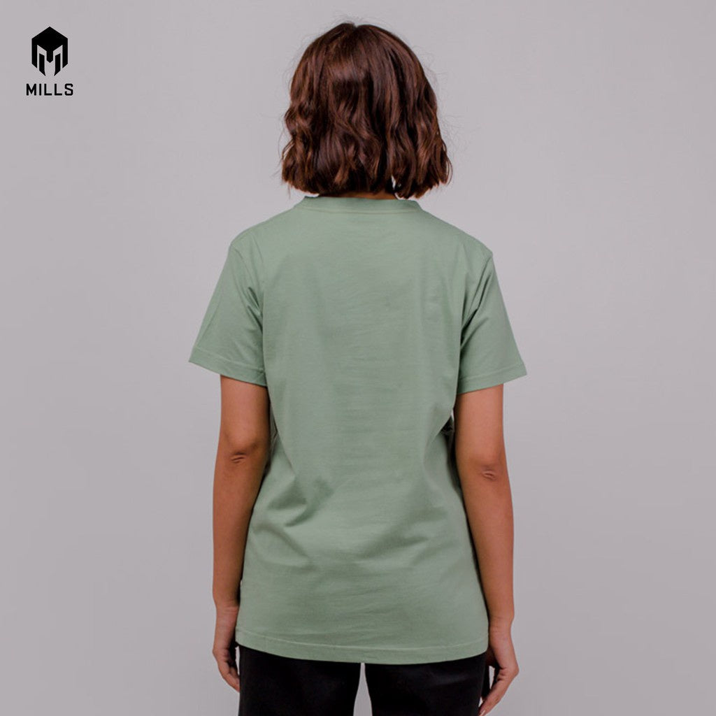 Mills Kaos Oblong Katun Cotton T-Shirt Basic 21002