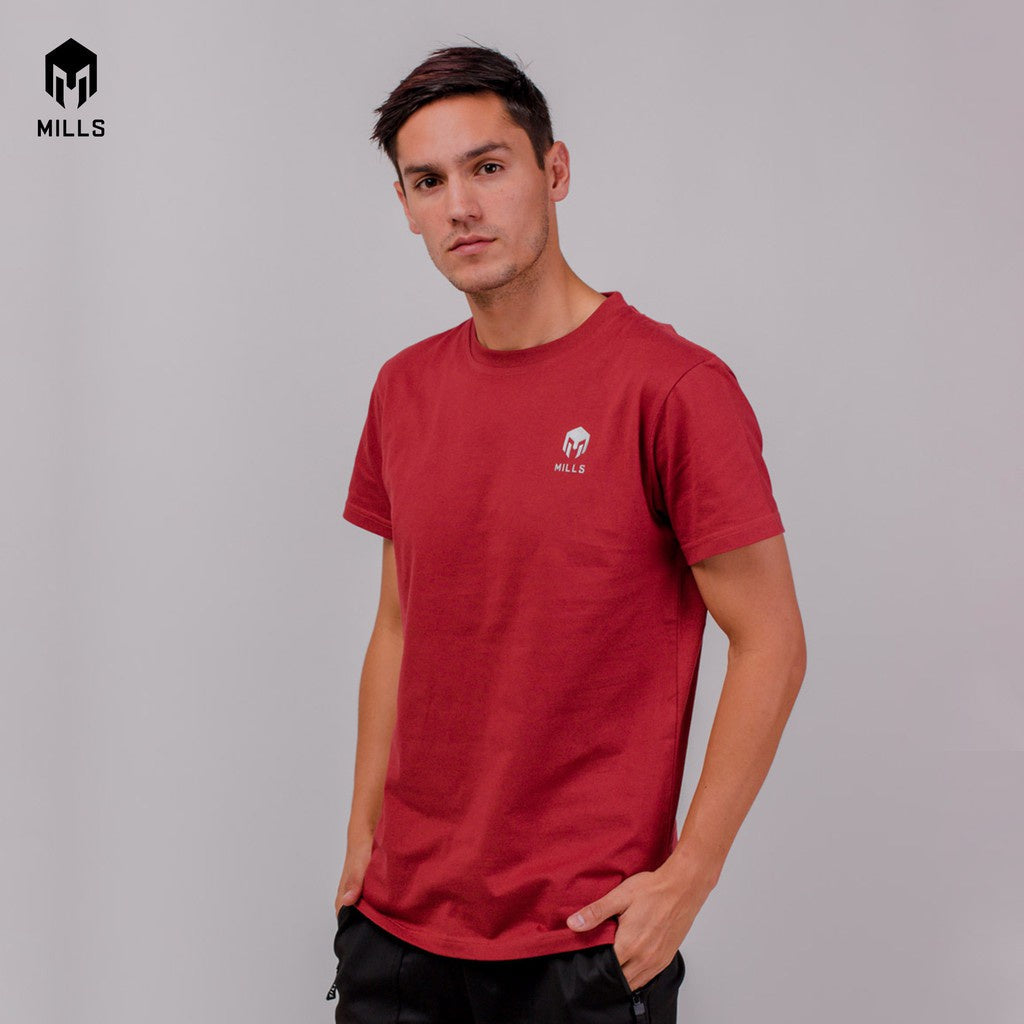 Mills Kaos Oblong Katun Cotton T-Shirt Basic 21002