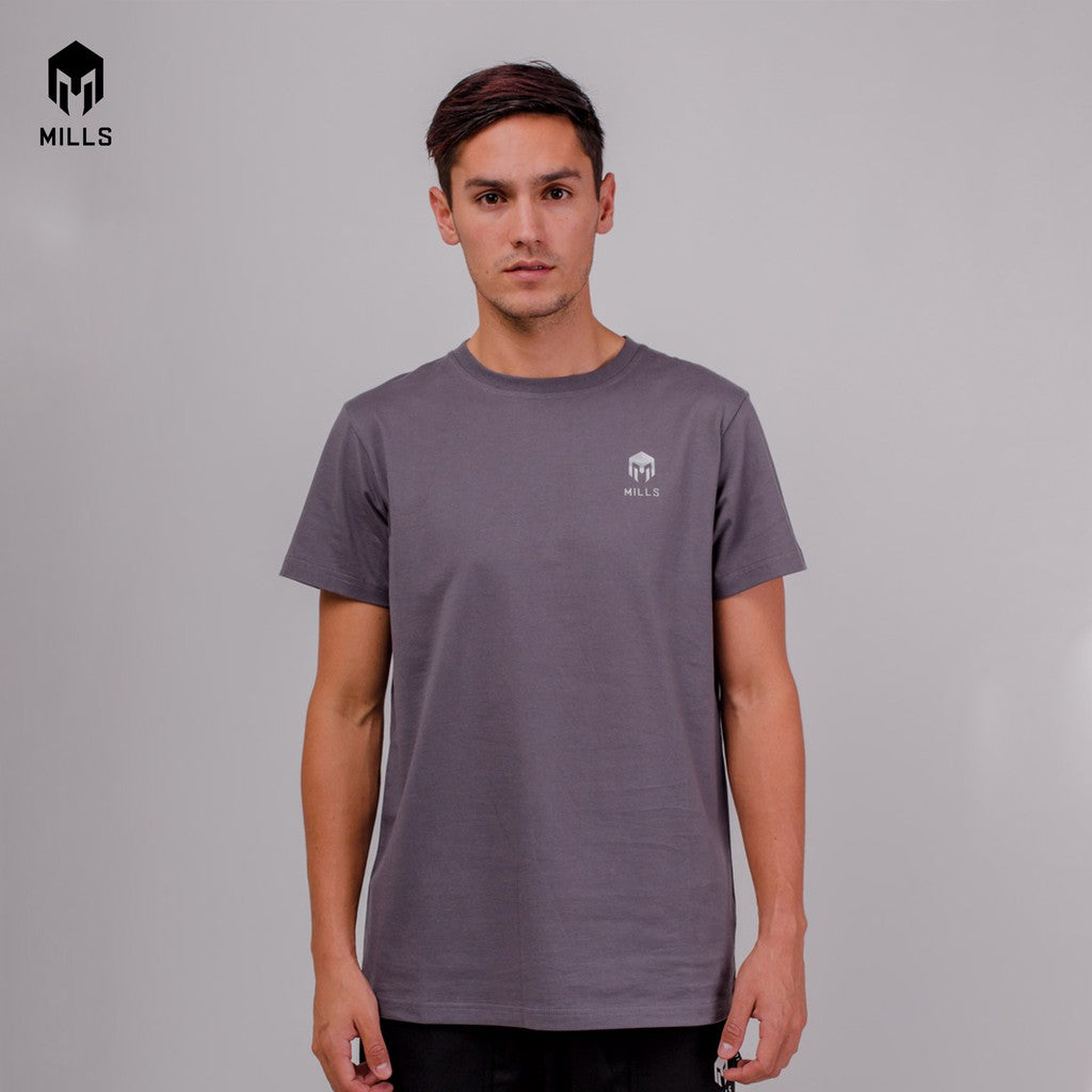 Mills Kaos Oblong Katun Cotton T-Shirt Basic 21002