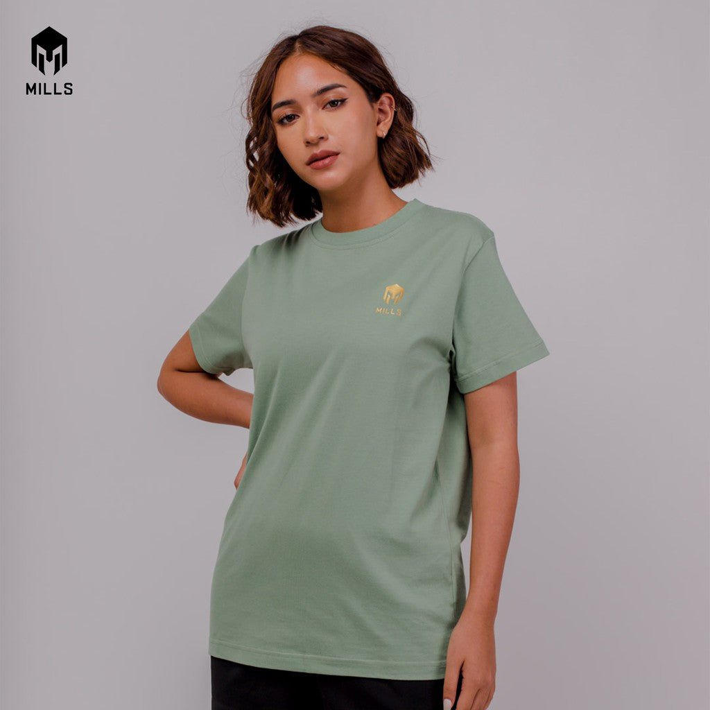 Mills Kaos Oblong Katun Cotton T-Shirt Basic 21002