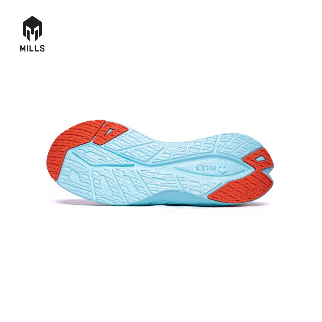 MILLS Sepatu Lari Running Shoes Treximo Enerlite White/Grey/Tosca 9102003