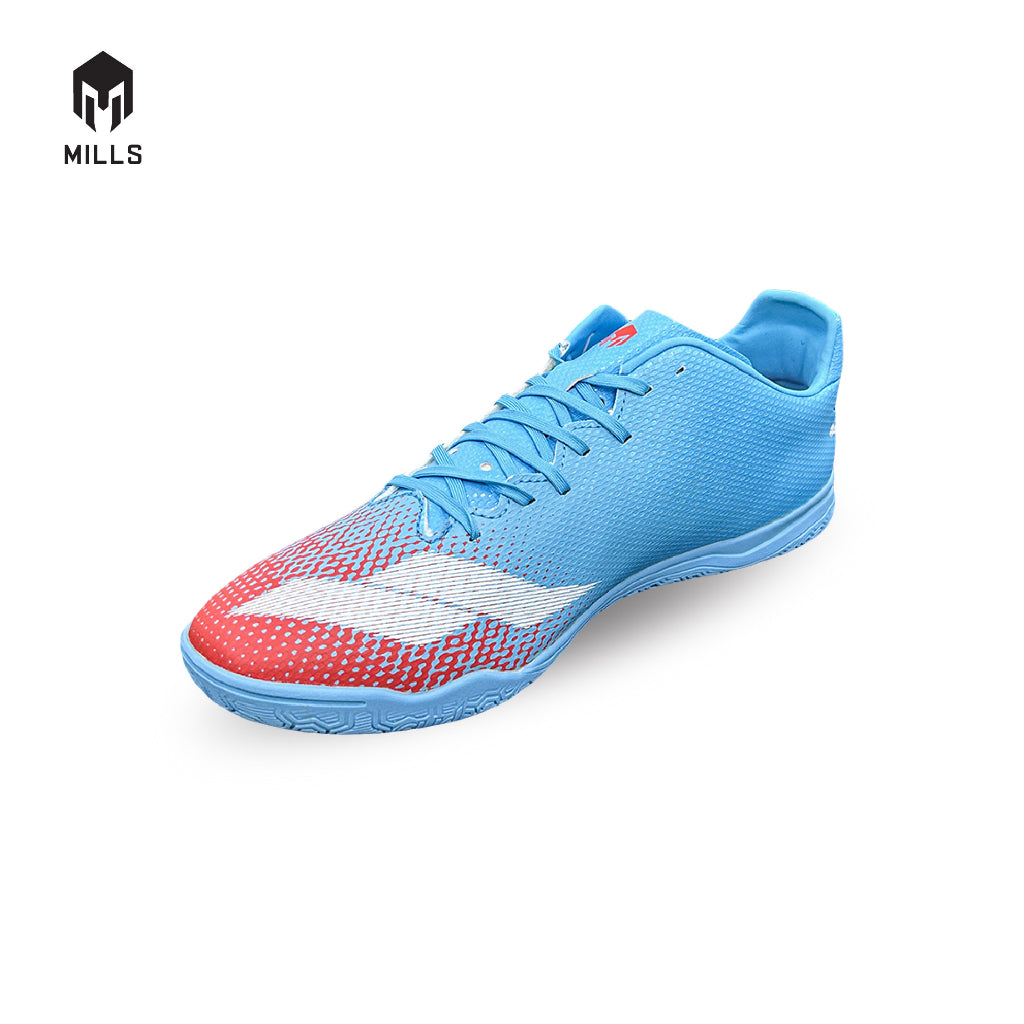 MILLS Sepatu Futsal Evos+ In Cyan / Red 9400204