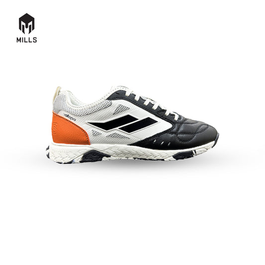 MILLS Sepatu Futsal Voltasala Pro Leon Lea Orange / Black / Brokenwhite 9500503