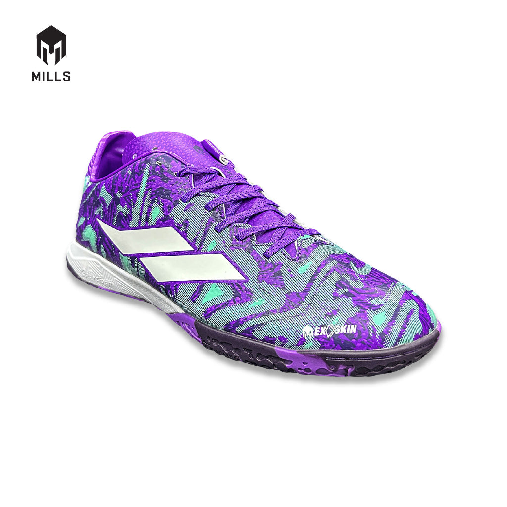 MILLS Sepatu Futsal Troya Chaos IN Purple / Lt. Tosca 9402002