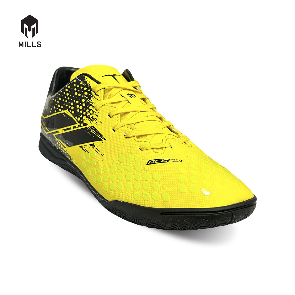 MILLS Sepatu Futsal TRITON Deisler IN JR Yellow / Black 9800203