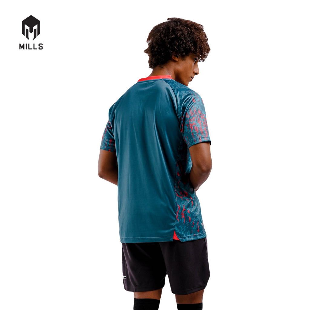 MILLS Baju Olahraga Jersey Sepakbola Football Futsal Soccer Jersey Flame 1249