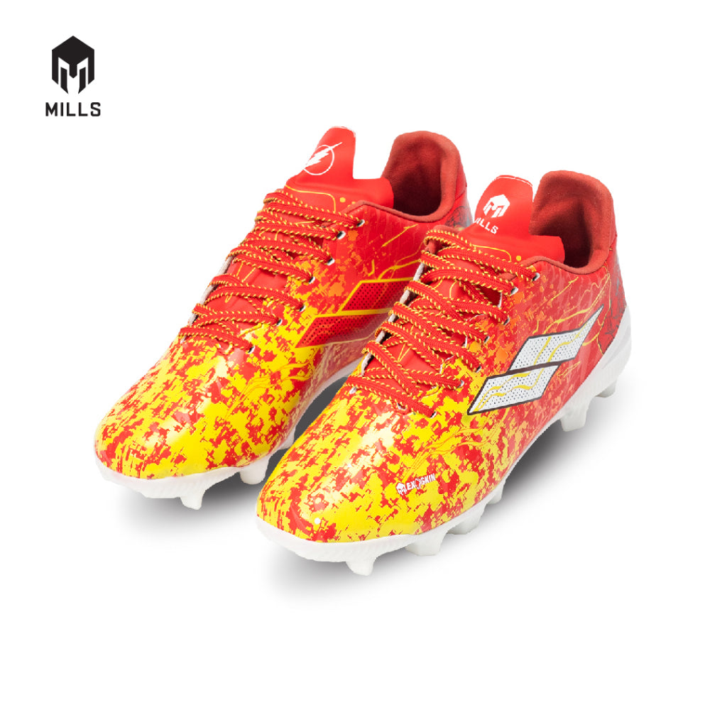 MILLS Sepatu Sepak Bola Speedfreak Sonic Pack Fg Jr Red / Yellow / White 9200501