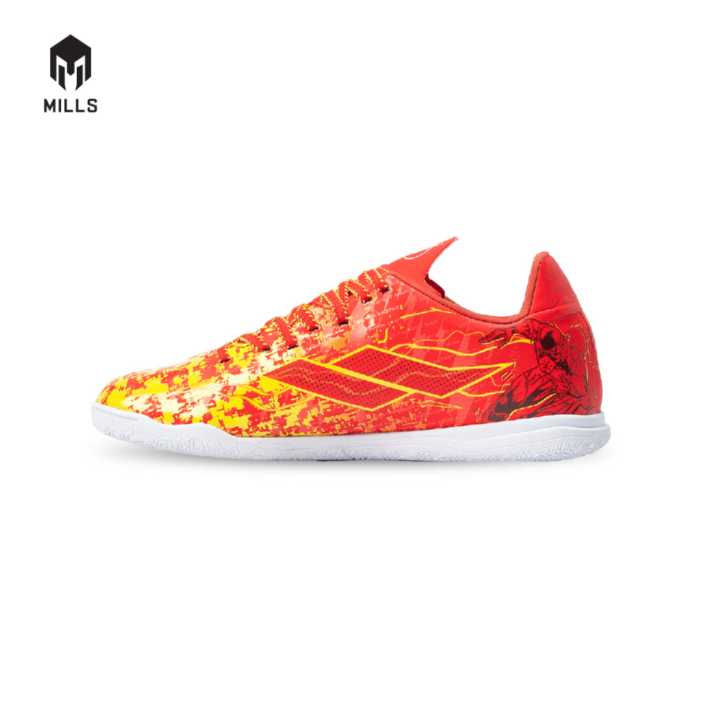 MILLS Sepatu Futsal Speedfreak Sonic Pack In JR Red / Yellow / White 9800501