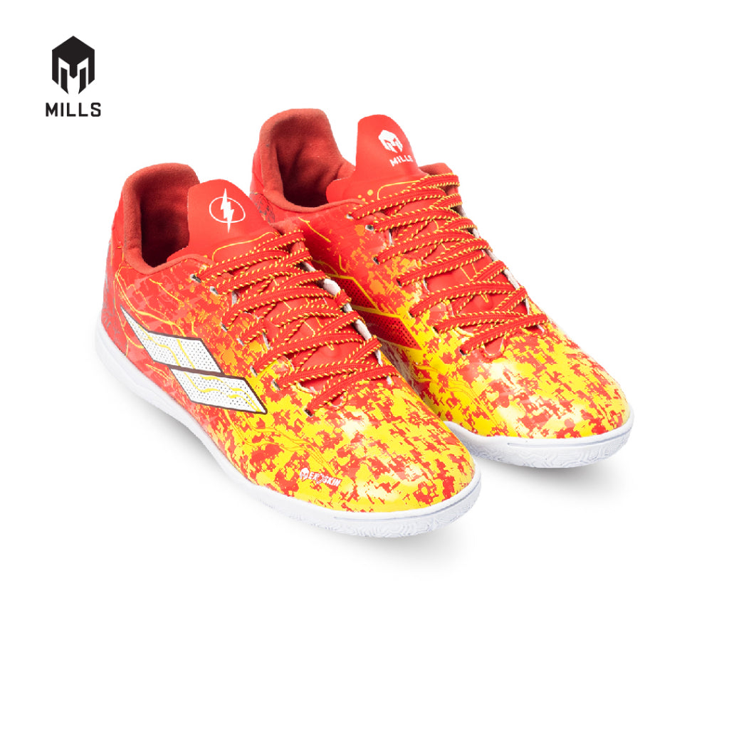 MILLS Sepatu Futsal Speedfreak Sonic Pack In JR Red / Yellow / White 9800501