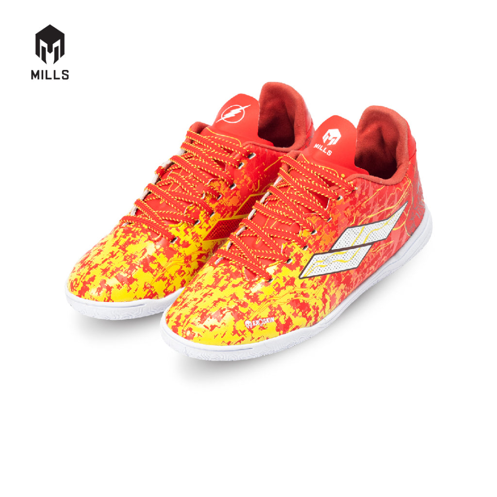 MILLS Sepatu Futsal Speedfreak Sonic Pack In JR Red / Yellow / White 9800501